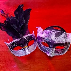 2 beautiful masks